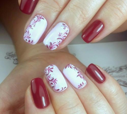 Маникюр к бордовому платью фото. Какой маникюр подходит под бардовое платье 04 Маникюр к бордовому платью фото. Какой маникюр подходит под бардовое платье 04