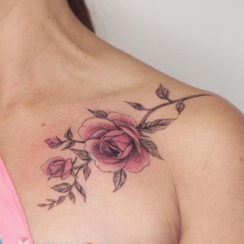 Тату на ключице надписи. Тату на ключице – значение