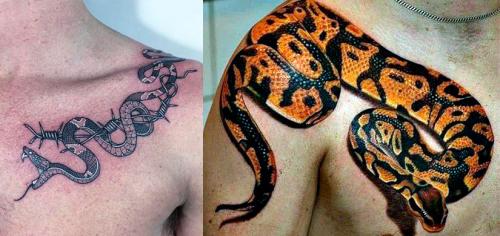 Тату на ключице для девушек. Кому, что выбрать?