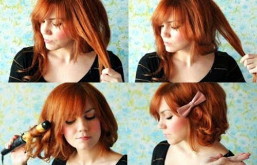 Как сделать видимость длинных волос, как коротких? Короткие волосы без стрижки: узнай, как! 23