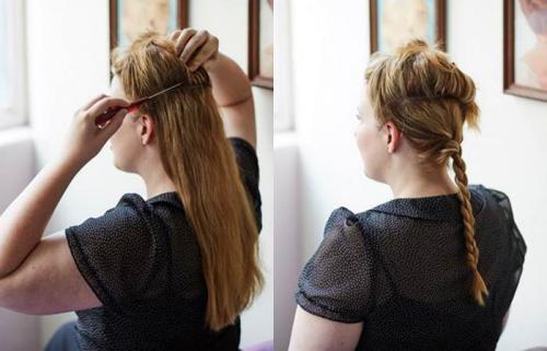 Как сделать видимость длинных волос, как коротких? Короткие волосы без стрижки: узнай, как! 24