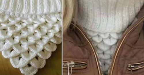 Вязаный шарф-хомут спицами схема вязания. Снуд косичками для начинающих 18 Вязаный шарф-хомут спицами схема вязания. Снуд косичками для начинающих 18