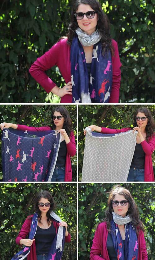 Как завязать шарф. 13 суперстильных способов завязать шарф