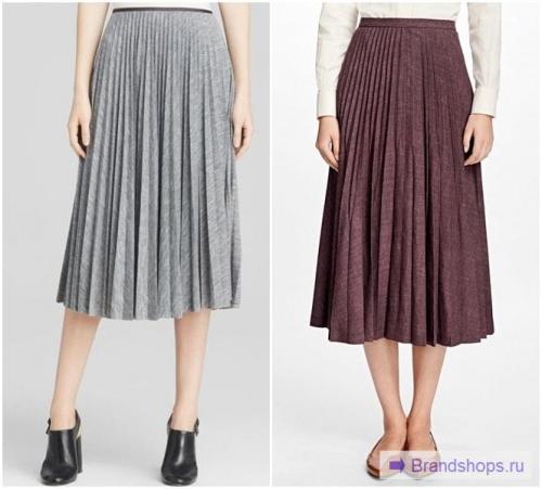 Черно белая плиссированная юбка. С чем носить юбку-плиссе? Тренды 2020 года