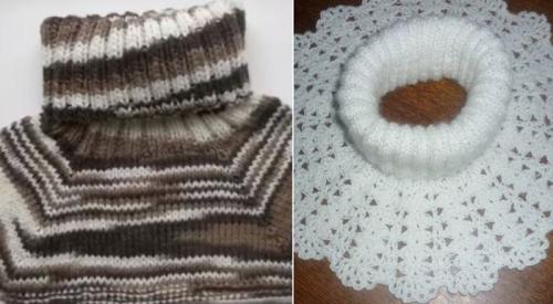 Вязаный шарф-хомут спицами схема вязания. Снуд косичками для начинающих 15 Вязаный шарф-хомут спицами схема вязания. Снуд косичками для начинающих 15