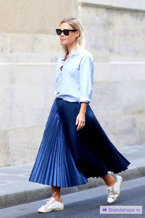 Черно белая плиссированная юбка. С чем носить юбку-плиссе? Тренды 2020 года