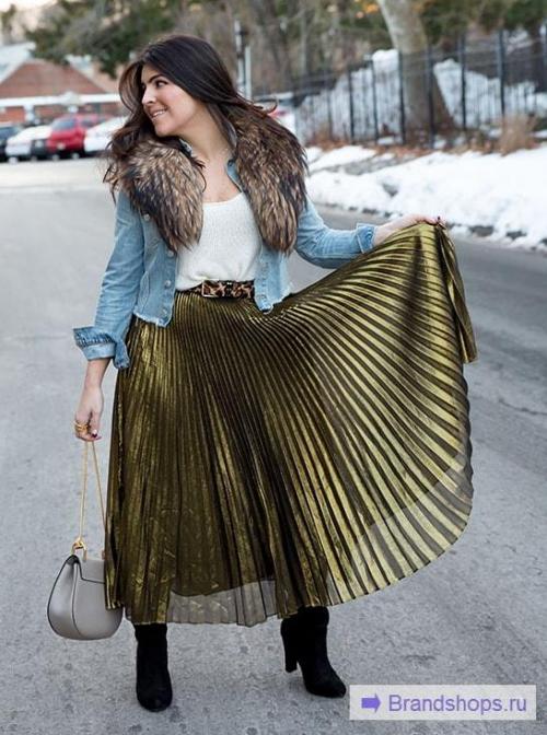 Черно белая плиссированная юбка. С чем носить юбку-плиссе? Тренды 2020 года