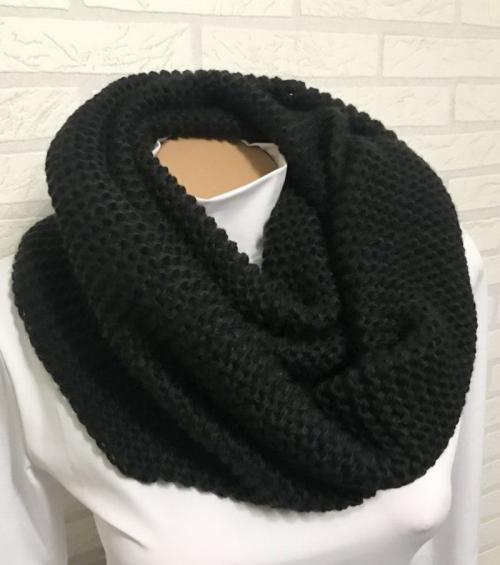 Узор спицами для хомута. Как связать шарф-хомут — пошаговая инструкция для начинающих. 125 фото модных моделей и схемы вязания