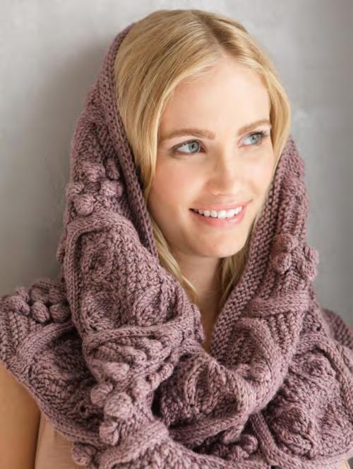 Снуд спицами: четыре схемы для вязания