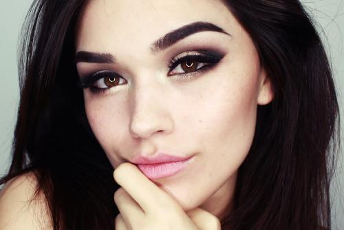 Smoky eyes make up. Вариант идеального смоки визажа на каждый день 15