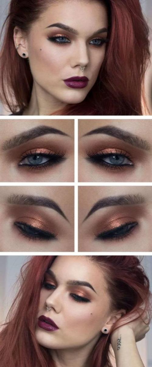 Серые глаза, как сделать. Вечерний макияж для серых глаз