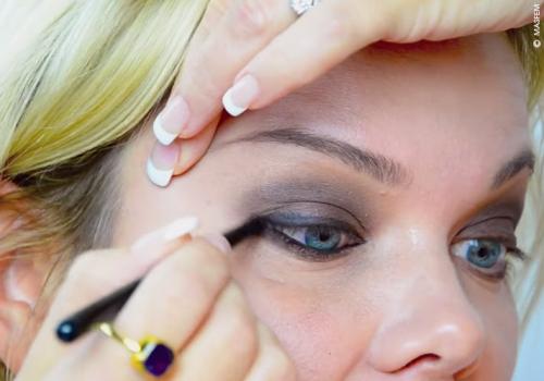 Черный макияж Смоки Айс. Первые шаги Смоки Айс (Smoky Eyes) 26