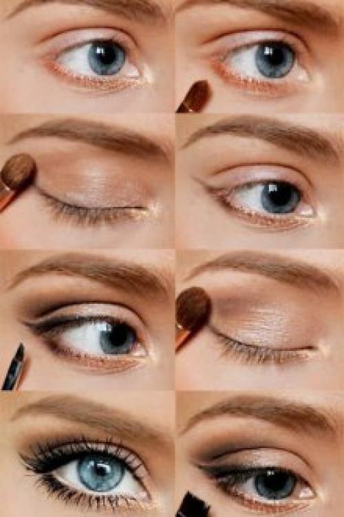 Нюдовый макияж для серых глаз. Тени для глаз в нюдовом макияже Главной особенностью макияжа глаз в стиле нюд является использование теней естественных оттенков, которые гармонируют с цветом кожи. Производители косметики предлагают широкую гамму таких оттенков.