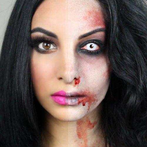 Зомби образ на хэллоуин. Макияж на хэллоуин зомби