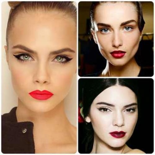 Красная помада матовая. Красная матовая помада: правила выбора оттенка и секреты макияжа