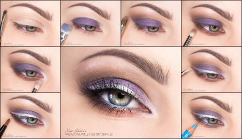 Серые стрелки на глазах. Цветовые решения