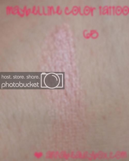 Maybelline Color Tattoo свотчи. Maybelline Color Tattoo 24 hr. Обзор, фото, свотчи.