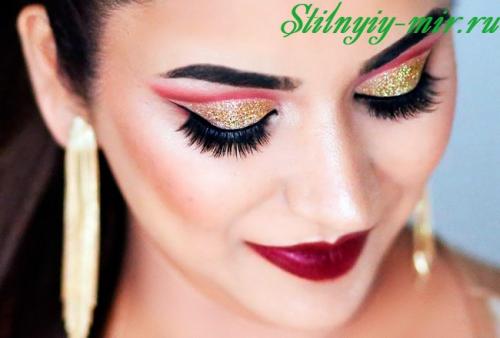 Макияж на новый год 2019. Тенденции макияжа на новый 2019 год