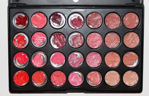 Палетка губных помад. Ваша идеальная палетка помад - лайфхак - Make your favorite lipstick PALETTE