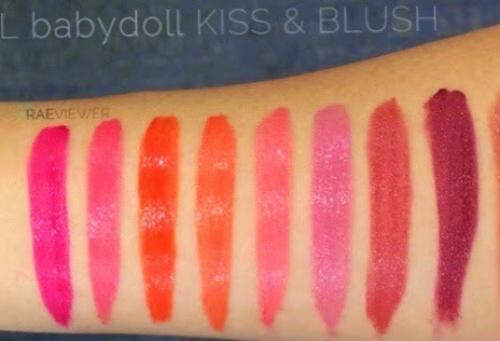 Ysl Kiss and Blus.  Гибрид KissBlush Baby Doll #8 YSL. Все по полочкам.