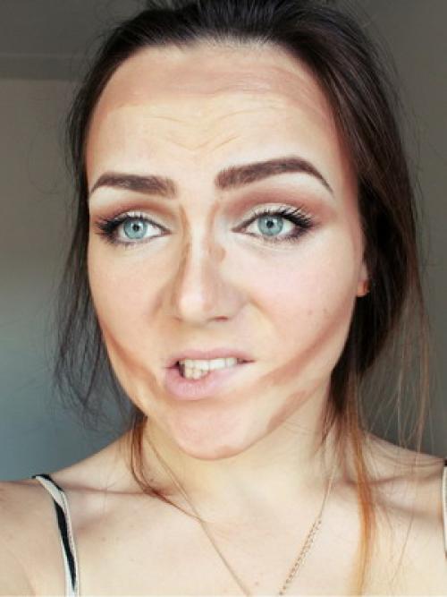 Коррекция лица с помощью макияжа. Коррекция лица макияжем и фото коррекционного макияжа