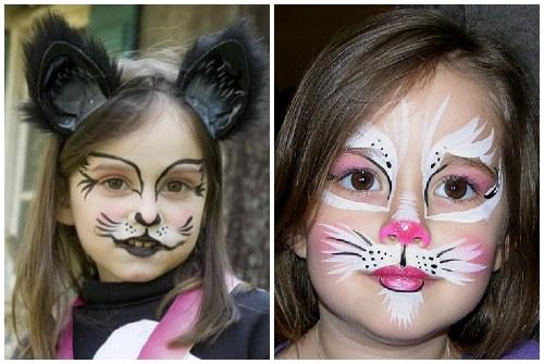 Макияж ведьмочки для ребенка. Варианты макияжа для девочки на Хэллоуин