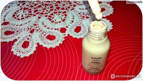 Тональный крем NYX TOTAL CONTROL. Стойкая тональная основа NYX TOTAL CONTROL DROP FOUNDATION: самый неоднозначный продукт в моей косметичке!