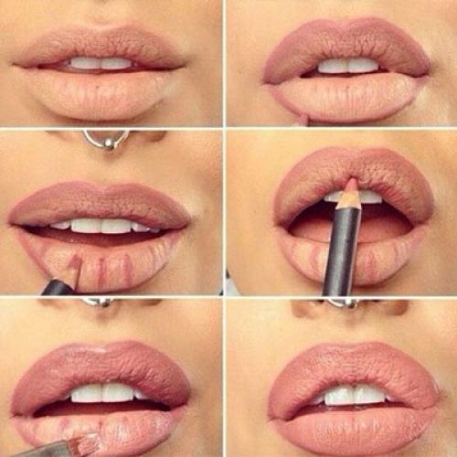 Как визуально увеличить губы без макияжа. Как увеличить губы с помощью макияжа