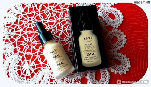 Тональный крем NYX TOTAL CONTROL. Стойкая тональная основа NYX TOTAL CONTROL DROP FOUNDATION: самый неоднозначный продукт в моей косметичке!