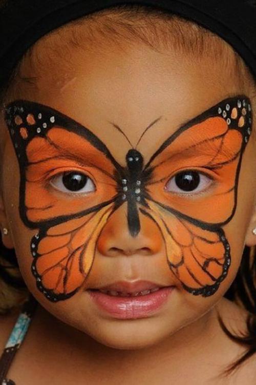 Красивые рисунки на лице. Рисунки на лице для детей