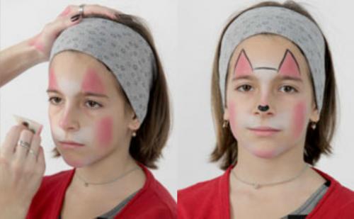 Макияж кошки на Хэллоуин своими руками. Финальный штрих – костюм кошки на Хэллоуин и аксессуары 10 Макияж кошки на Хэллоуин своими руками. Финальный штрих – костюм кошки на Хэллоуин и аксессуары 10