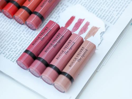 Bourjois Rouge Velvet Lipstic. Bourjois Rouge Velvet Matte Lipstick Collection