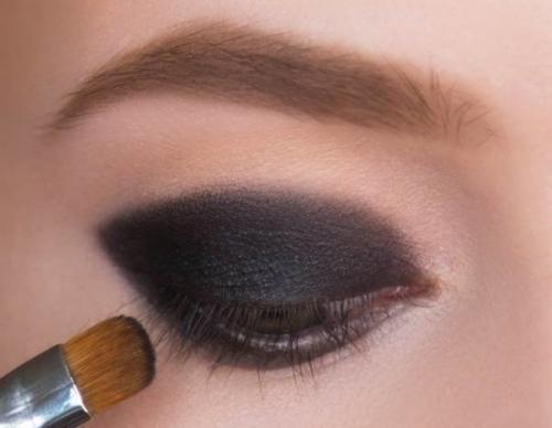 Макияж серый для серых глаз. Вечерний