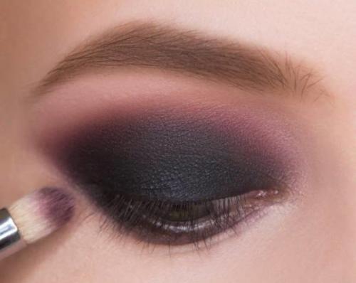 Макияж серый для серых глаз. Вечерний