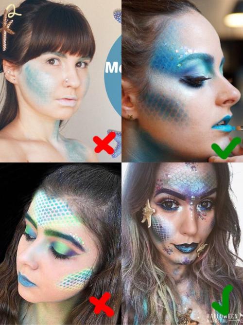 Макияж русалки пошагово. Макияж русалки. Топ 5 ошибок.
