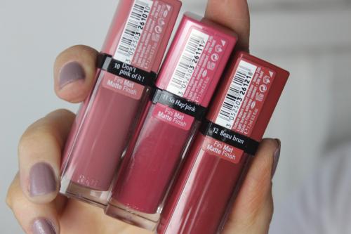 Bourjois Rouge Edition Velvet- 10, 11, 12