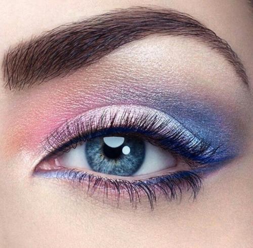 Смоки айс пошагово для голубых глаз. Подбор цветовой палитры