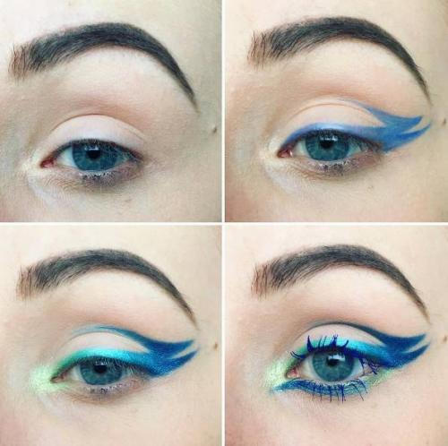 Макияж русалки для детей. Тренд: «русалочий» макияж