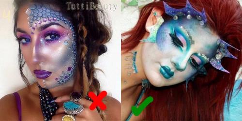 Макияж русалки пошагово. Макияж русалки. Топ 5 ошибок.