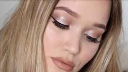 Золотой макияж для серых глаз. Как сделать макияж для серо-зеленых глаз 02