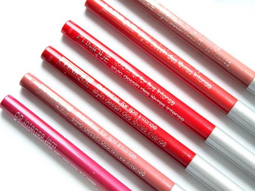 Clinique для губ. Обзор шести оттенков карандашей для губ Clinique Quickliner for lip Intense