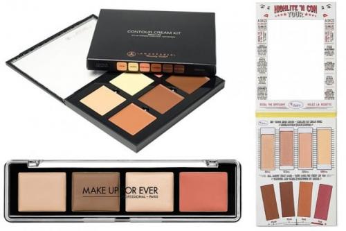 Белая пудра для контуринга. Лучшие скульптурирующие средства: три палетки для контуринга