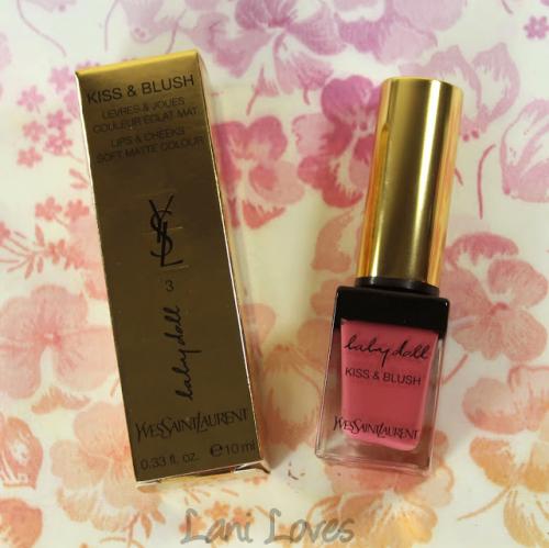 Kiss and Blush ys.  Yves Saint Laurent Babydoll Kiss  Blush #3 Rose Libre Swatches  Review