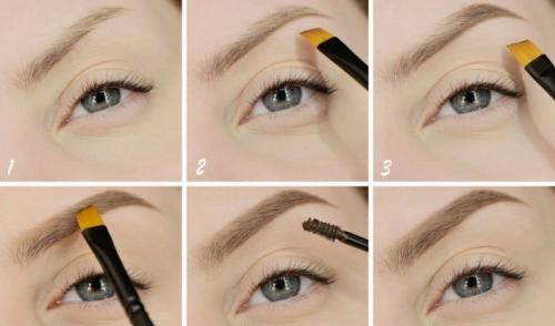 Нюдовые тени для век. Как сделать нюдовый макияж пошагово 01