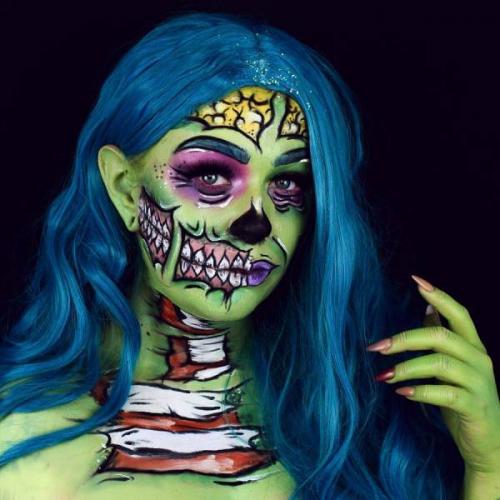 Как сделать грим зомби в домашних условиях. Варианты образа зомби для девушки