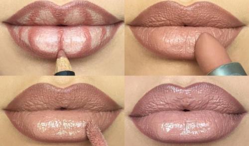 Нюдовые тени для век. Как сделать нюдовый макияж пошагово 03