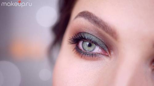 Смоки айс для зеленых глаз: видеоурок