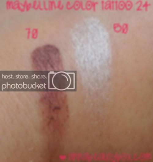 Color Tattoo Maybelline. Maybelline Color Tattoo 24 hr. Обзор, фото, свотчи.