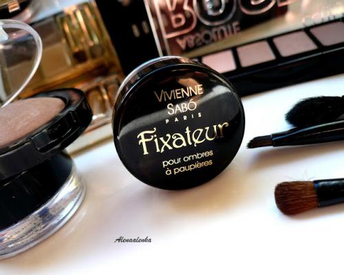 Fixateur от vivienne Sabo. Vivienne Sabo Fixateur. Fixing eyeshadow base \ Фиксирующая база под тени для век. Отзыв, свотчи.