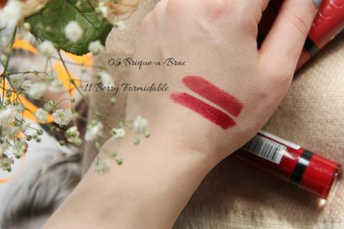 Матовая помада буржуа в стике. Помада - стик Bourjois Rouge Velvet The Lipstick 05 Brique-a-Brac и 11 Berry Formidable